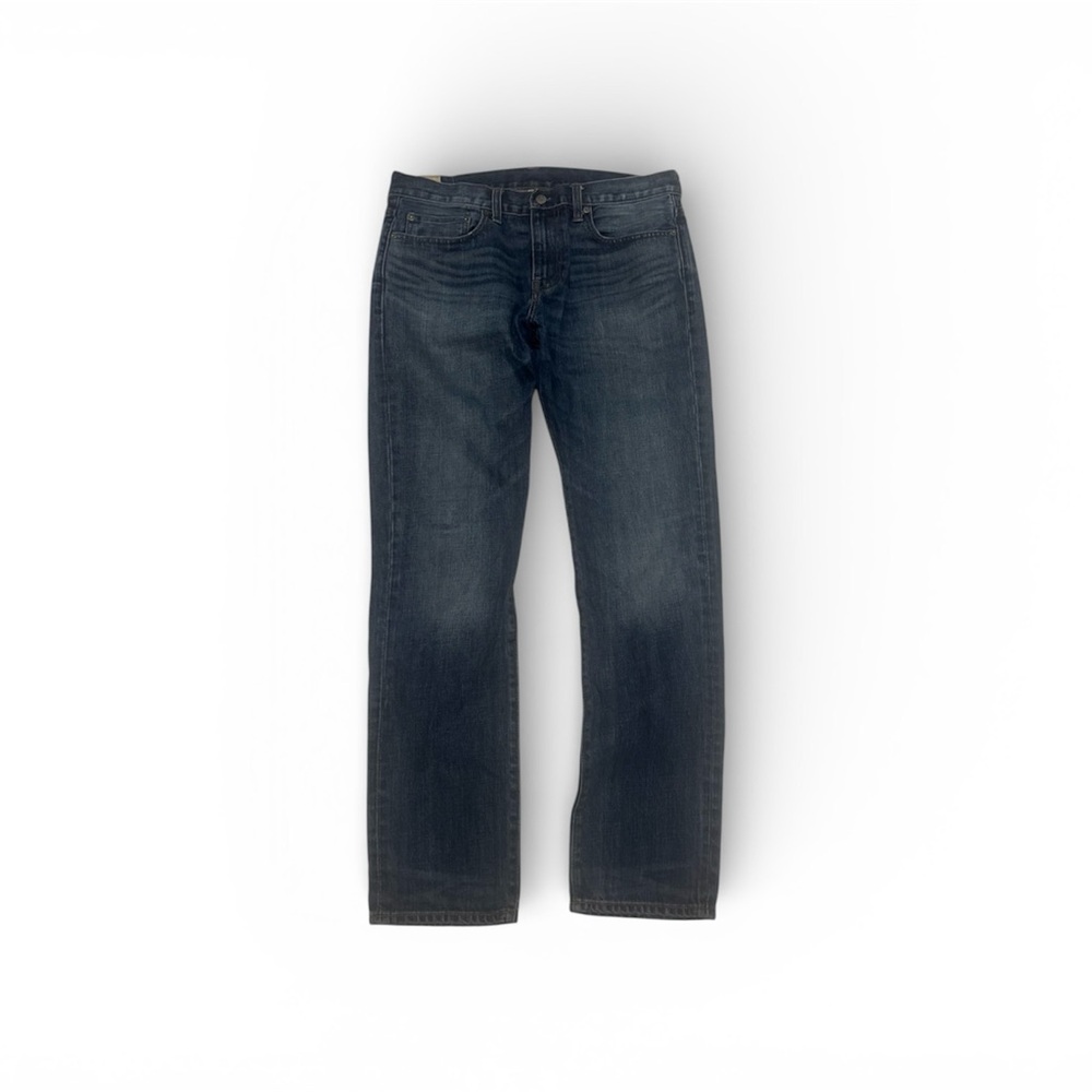 J. Crew Dark Blue Men's Slim Straight Jeans W33 L32